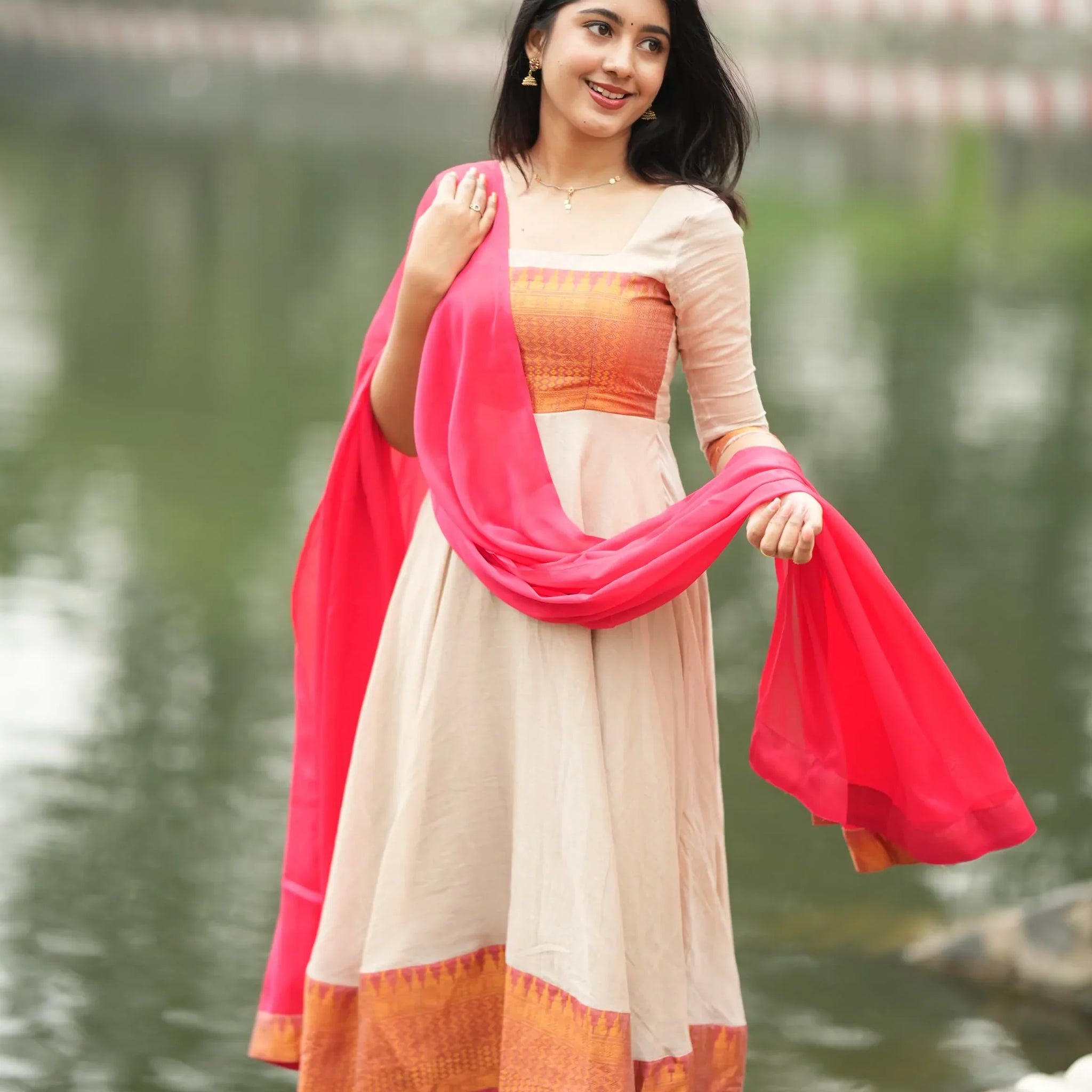 Parvathy Pure cotton Anarkali