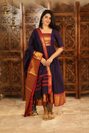 Rajvi series Pure Cotton Anarkali