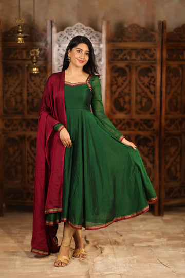 Thendral Pure Cotton Anarkali