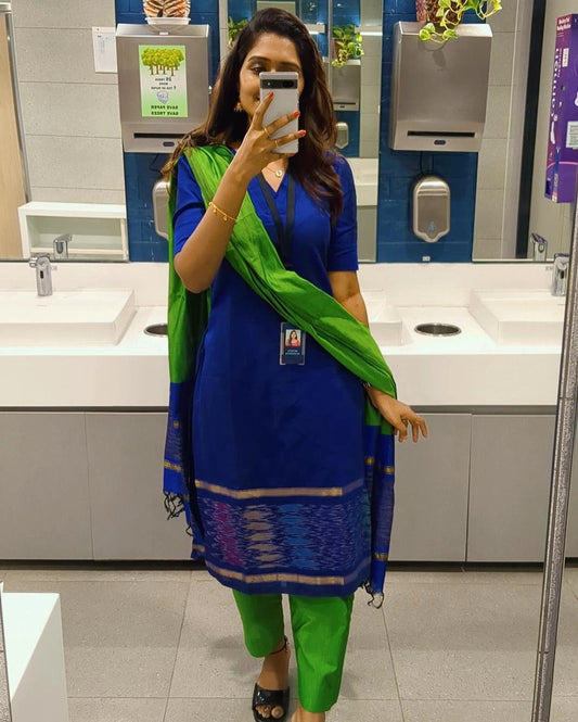 Rajvi Pure Cotton Suit Set