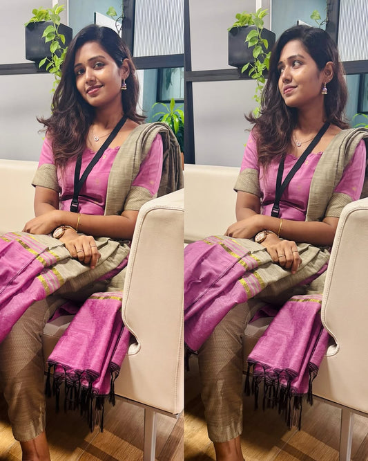 Rajvi Raw Silk Suit Set