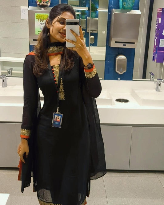 Rajvi Pure Cotton Suit Set